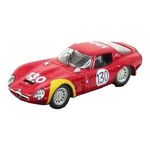 Alfa Romeo�A���t�@�����I TZ2 #130 �^���K�E�t���[���I 1966 Bianchi/Bussinello ���b�h / Best-Model 1/43 �~�j�J�[