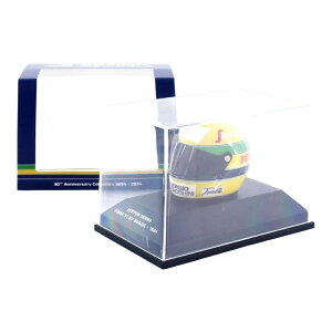 Bell�w�����b�g F1 TG183B #19 �u���W��GP 1984 Ayrton Senna �C�G���[ �O���[�� 30���N�L�O / MINICHAMPS 1/8 �~�j�J�[