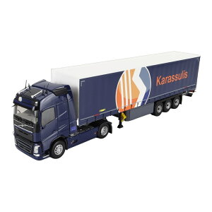 VOLVO�{���{ FH4 500 2020 TRUCK�g���b�N TELONATO KARASSULIS TRANSPORTS �u���[ / ELIGOR 1/43 �g���b�N���p��