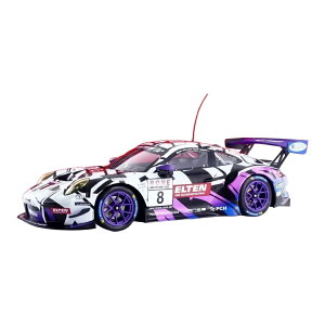 �|���V�F 911 GT3 R #8 �j�����u���N�����N 2019 �z���C�g / IXO 1/18 �~�j�J�[