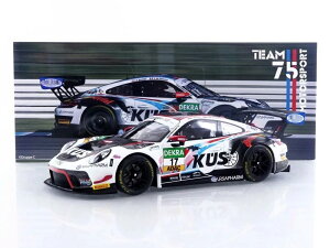 �|���V�F 911 GT3 R #17 ADAC GT�}�X�^�[�Y �z�b�P���n�C�� 2020 �z���C�g / IXO 1/18 �~�j�J�[