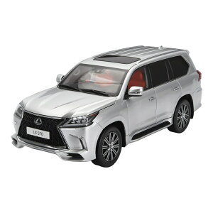 Lexus���N�T�X LX570 2022 �V���o�[ / LCD 1/18 �~�j�J�[