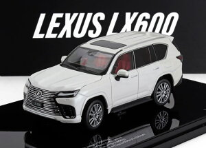 Lexus���N�T�X LX600 2024 �z���C�g �J�@�\�t�� / LCD 1/43 �~�j�J�[