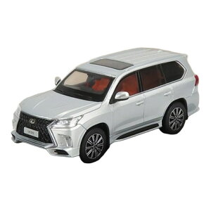 Lexus���N�T�X LX570 2018 �V���o�[ / LCD 1/64 �~�j�J�[