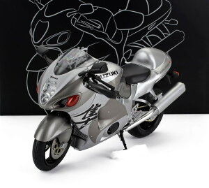 SUZUKI�X�Y�L GSX 1300R HAYABUSA�n���u�T 2001 �V���o�[ / LCD 1/12 �o�C�N