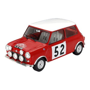Morris�����X Mini Cooper S #52 �D�� �����[�����e�J���� 1965 Timo Makinen Paul Easter ���b�h �z���C�g / EDICOLA 1/18 �~�j�J�[