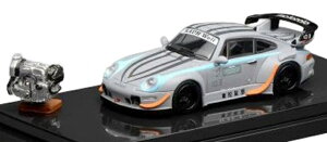 �y�\��z2026�N�����\�� Porsche�|���V�F 911 993 RWB RAUH WELT���E���F���g MOTOZOLO COUPE�N�[�y 1993 SILVER�V���o�[ / MOTORHELIX 1/64 �~�j�J�[