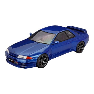 Nissan���Y Skyline�X�J�C���C�� GT-R R32 �J�X�^���o�[�W���� 1989 �u���[ 99����� / MOTORHELIX 1/18 �~�j�J�[