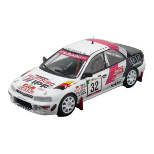 Subaru�X�o�� Impreza�C���v���b�T 1995 No.32 Rally�����[ Portugal�|���g�K�� M.Kamioka K.Gormley White 150����� / Trofeu 1/43 �~�j�J�[