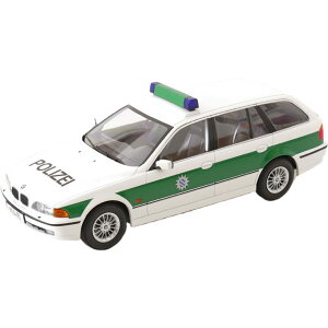 BMW�r�[�G���_�u�����[ 5er Serie E39 Touring�c�[�����O Police�|���X �z���C�g �O���[�� / TRIPLE9 1/18 �~�j�J�[