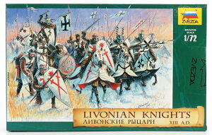 FIGURES�t�B�M���A BATTLE WAR LIVONIAN KNIGHTS�����H�j�A�R�m�c XIII A.D. MILITARY�~���^���[ / ZVEZDA 1/72 �W�I���}�E�A�N�Z�T���[