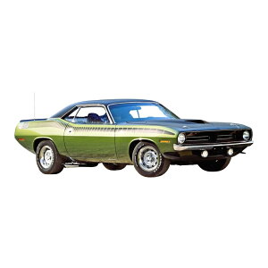 �y�\��z2026�N�����\�� Plymouth�v�����X AAR Cuda�N�[�_ Coupe�N�[�y with Vinyl Top�o�C�i���g�b�v 1970 Ivy Green B 340����� / ACME 1/18 �~�j�J�[