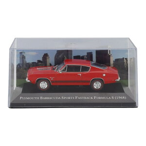 PLYMOUTH�v�����X BARRACUDA�o���N�[�_ SPORTS�X�|�[�c FASTBACK�t�@�X�g�o�b�N 1969 ���b�h / EDICOLA 1/43 �~�j�J�[