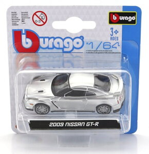 Nissan���Y GT-R (R35) 2009 �V���o�[ / Bburago 1/64 �~�j�J�[