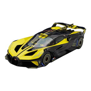 Bugatti�u�K�b�e�B Bolide�{���[�h 2020 W16.4 8.0 Four Turbo 1850hp 500km/h Yellow�C�G���[ Black�u���b / MR Collection 1/18 �~�j�J�[