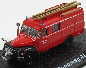 HANOMAG�n�m�}�O LF8 AL 28 TRUCK�g���b�N 1958 WERKSFEUERWEHR TOGING FIRE ENGINE���h�� ���b�h �u���b�N / EDICOLA 1/72 �~�j�J�[