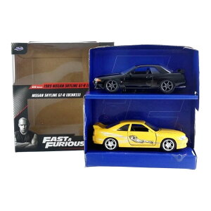 ���Y �X�J�C���C�� GT-R R32 �u���b�N & R33 �C�G���[ 2��Z�b�g ���C���h�X�s�[�h / Jada Toys 1/32 �~�j�J�[