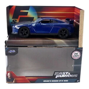 ���Y GT-R R35 �u���C�A�� ���C���h�X�s�[�h 2009 �u���[ / Jada Toys 1/32 �~�j�J�[