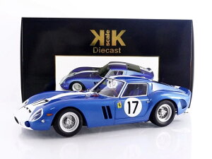 �t�F���[�� 250 GTO #17 ���E�}��24���� 1962 �u���[ / KK Scale 1/12 �~�j�J�[