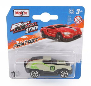 NISSAN���Y XTR 2023 N 8 RALLY�����[ �V���o�[ �O���[�� / MAISTO 1/55 �~�j�J�[