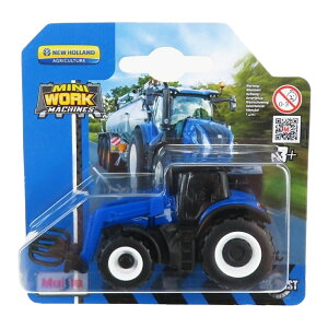 NEW HOLLAND�j���[�z�����h T7 315 TRACTOR�g���N�^�[ 2018 �u���[ / MAISTO 1/64 �~�j�J�[
