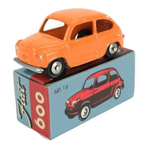 FIAT�t�B�A�b�g 600 BERLINA�x�����[�i 1955 �I�����W / EDICOLA 1/48 �~�j�J�[