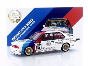 BMW M3 E30 #15 DTM �`�����s�I�� 1989 �z���C�g / WERK 83 1/18 �~�j�J�[