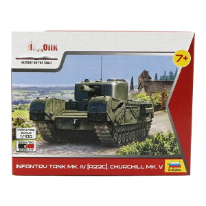 CHURCHILL�`���[�`�� MK.IV TANK��� 1945 MILITARY�~���^���[ / ZVEZDA 1/100 �~�j�J�[