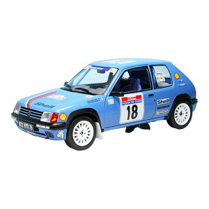 Peugeot�v�W���[ 205 Rallye Rallye Tour de Corse 1990 ���C�g�u���[ / Solido 1/18 �~�j�J�[