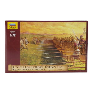 Carthagenian Infantry �J���^�S���� �v�����f�� / ZVEZDA 1/72 �~�j�J�[ �~���^���[�͌^