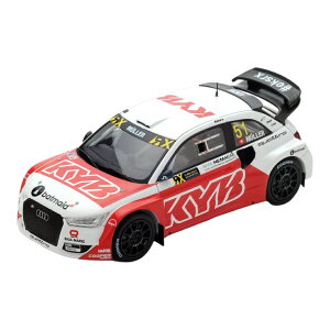 �A�E�f�B S1 EKS RX �N���g�� #51 �z���C�g ���b�h WRX �t�����X 2017 Nico Muller / Spark 1/43 �~�j�J�[