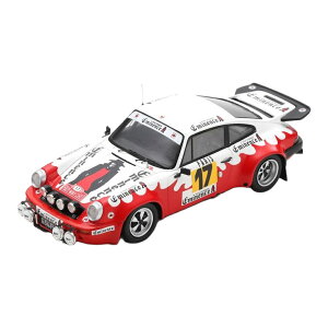 �|���V�F 911 �J���� �i�C�g�o�[�W���� #17 �����[�E�����e�J���� 1977 F.Bondil D.Emmanuelli �z���C�g ���b�h / Spark 1/43 �~�j�J�[