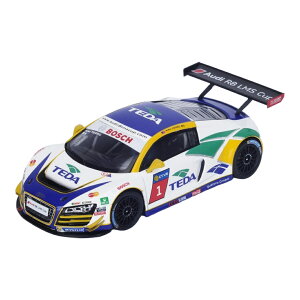 �A�E�f�B R8 LMS #1 �z���C�g �u���[ ���b�h 2015 �A���b�N�X�E���[�� / Spark 1/43 �~�j�J�[