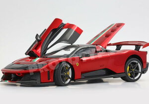 �y�\��zFerrari�t�F���[�� F80 metal diecast full open Rosso Supercar and italian stripe / BBR 1/18 �~�j�J�[