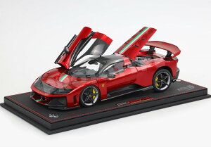 �y�\��zFerrari�t�F���[�� F80 metal diecast full open Rosso Supercar italian stripe LUXURY PACK / BBR 1/18 �~�j�J�[
