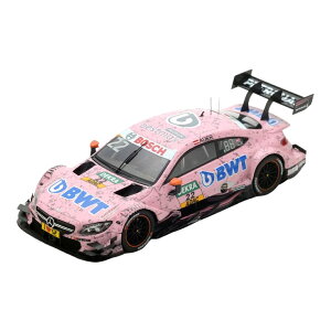 �����Z�f�X�E�x���c C�N���X C63 AMG �`�[�� BWT���[�^�[�X�|�[�c #22 DTM 2017 L.Auer �s���N / Spark 1/43 �~�j�J�[