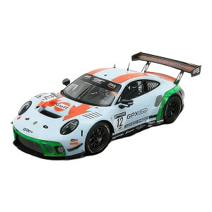 �|���V�F 911 991-2 GT3 R GPX���[�V���O #12 �U�E�_�C�������h ���C�g�u���[ �I�����W / Spark 1/43 �~�j�J�[