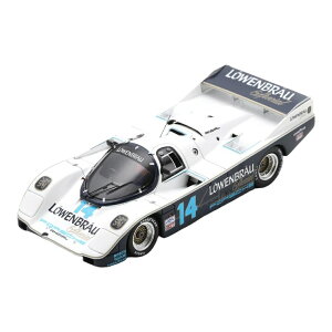 �|���V�F 962 #14 �z���C�g �u���[ ���g�L���Y�E�O���� 1984 A.Holbert B.Bell J.Adams / Spark 1/43 �~�j�J�[