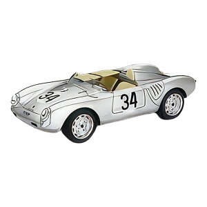 �|���V�F 550A �`�[���|���V�FKg #34 24���ԃ��}�� 1957 �V���o�[ C.Storez E.Crawford / Tecno 1/43 �~�j�J�[