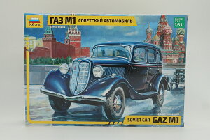 GAZ M1 �\�r�G�g�J�[ �g�ݗ��ăv�����L�b�g�͌^ �J�[���f�� /ZVEZDA 1/35