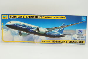 Boeing 787-8 Dreamliner �h���[�����C�i�[ �g�ݗ��ăv�����L�b�g�͌^ ��s�@ /ZVEZDA 1/144