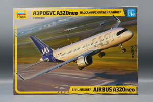 Airbus A320neo �G�A�o�XA320neo �g�ݗ��ăv�����L�b�g�͌^ ��s�@ /ZVEZDA 1/144