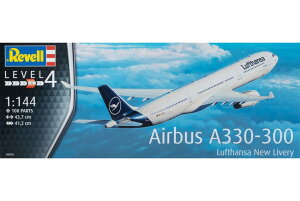Airbus A330-300 Lufthansa New Livery ���t�g�n���U�q�� �V�h�� �g�ݗ��ăv�����L�b�g�͌^ ��s�@ /Revell 1/144
