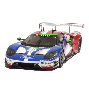 Ford�t�H�[�h GT LMGTE PRO #66 2017 24���ԃ��}�� ���b�h/�u���[/�z���C�g / TRUE SCALE MINIATURES 1/43 �~�j�J�[