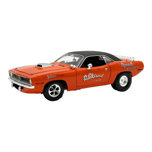 �y�\��z2026�N�����\�� Plymouth�v�����X Barracuda�o���N�[�_ HEMI Sun Kissed Cuda 1970 �I�����W �u���b�N ���萶�Y / ACME 1/18 �~�j�J�[