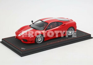 �y�\��zFerrari�t�F���[�� 360 Challenge Stradale Rosso Corsa with italian stripe / BBR 1/18 �~�j�J�[