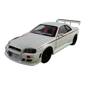 Nissan���Y Skyline�X�J�C���C�� GT-R BNR34 1999 �z���C�g / Greenlight 1/18 �~�j�J�[