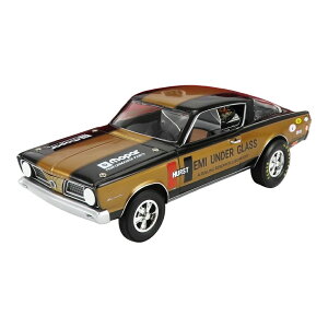 Plymouth�v�����X Barracuda�o���N�[�_ HEMI UNDER GLASS 1966 �S�[���h/�u���b�N ���萶�Y / HIGHWAY61 1/18 �~�j�J�[