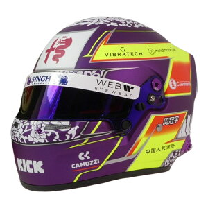 �����F Guanyu Zhou 2023 �w�����b�g �p�[�v�� / MINI HELMET 1/2 �~�j�J�[