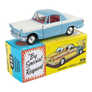 Triumph�g���C�A���t Herald Coupe 1967 ���C�g�u���[/�A�C�{���[ / Corgi 1/43 �~�j�J�[